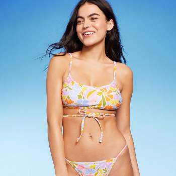 Women's Ruffle Underwire Bikini Top - Shade & Shore™ Multi Floral Print :  Target