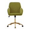 CAVINAS Ergonomic Office Chair, Adjustable Office Chair, Velvet Home Office Desk Chair, Desk Chair Comfy, Swivel Chair, Backrest Seat - 4 of 4