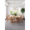 Manhattan Comfort Set of 2 Giverny Dining Chairs Natural - Manhattan Comfort: Ash Wood Frame, Matte Finish, No Assembly Required - 2 of 4
