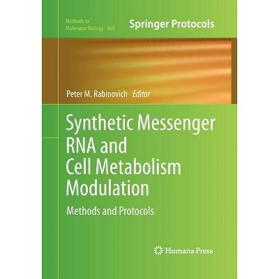 Synthetic Messenger RNA and Cell Metabolism Modulation - (Methods in Molecular Biology) by  Peter M Rabinovich (Paperback)