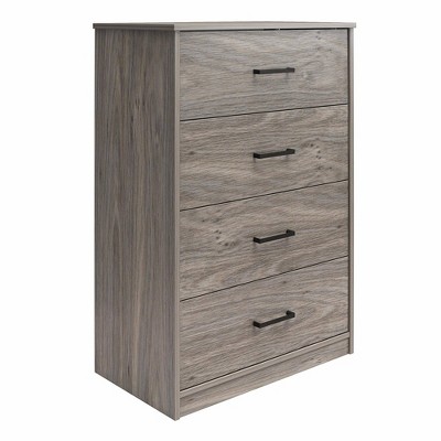 Image of Weslar 4 Drawer Dresser Gray Oak - Room & Joy