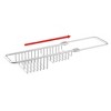 iDESIGN Metro Aluminum Over Sink Organizer Basket Silver: Stainless Steel Utensil Storage, Hand Wash, 13" Width - 3 of 4