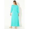 Catherines Women's Plus Size Anywear Medallion Maxi Dress - 3 of 4