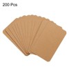 Unique Bargains Mini Blank Paper DIY Gift Craft Business Cards 200 Pcs - 3 of 4