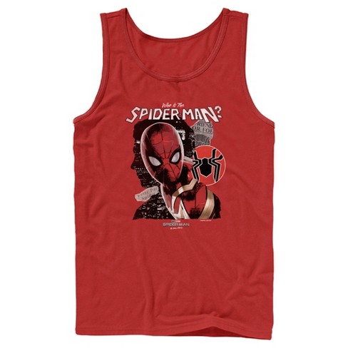 Men's Marvel Spider-Man: No Way Home Who is the Spider-Man Tank Top - image 1 of 4