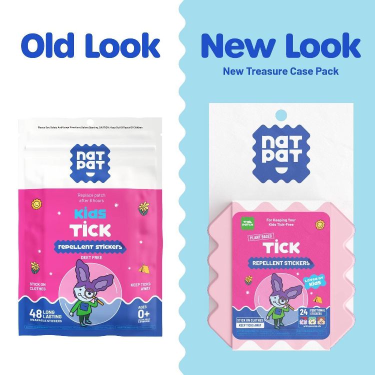 NATPAT 24ct "TrailPatch" Tick Repellent Stickers Natural and Non-Toxic for Kids & Adults, Ideal for Hiking & Outdoor, 3 of 9