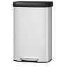 21 Gallon / 80 Liter Step-on Trash Can, Stainless Steel Kitchen Garbage Bin Featuring Soft-Close Plastic Lid and Liner Retainer Ring - 2 of 4