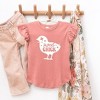 The Juniper Shop Sweet Chick Chick Toddler Flutter Sleeve Tee - 2 of 2
