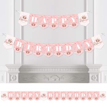  Ginger Ray Rose Gold Baby Shower Bunting Party Decoration  Banner Twinkle Twinkle : Toys & Games