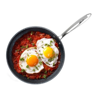 Professional 2-Piece Aluminum Nonstick Fry Pan Set with Ceramic Coating