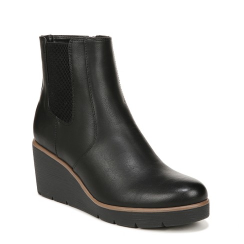 Black wedge cheap booties target