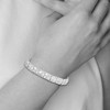 Black Bow Jewelry 9mm Sterling Silver Nugget Link Bracelet, 8 Inch - 3 of 4