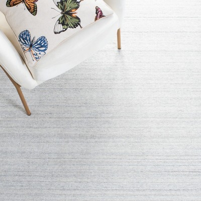 Mirage Beige Hand-Loomed Square Viscose Area Rug