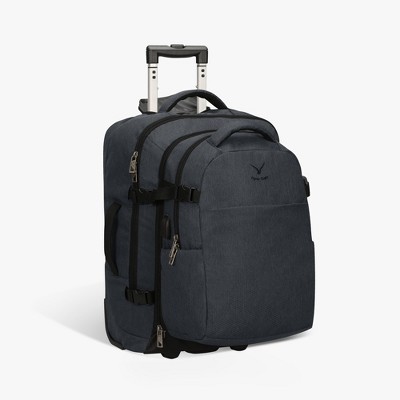 Hynes Eagle Expedition 63L 2-in-1 Rolling Backpack + PackPal Cube Set-Gray