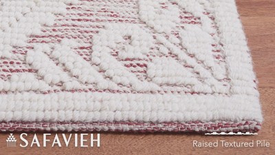 Ivory and Grey Hand-Knotted Wool Area Rug, 5' x 8'