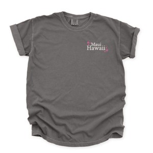 Simply Sage Market Embroidered Maui Hawaii Stars Garment Dyed Tee - 1 of 4