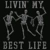 Men's Lost Gods Halloween Livin' My Best Life T-Shirt - 2 of 4