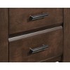 Espresso Finish Two Drawers Nightstand 1pc Contemporary Bold Framing Wooden Bedroom Furniture - 3 of 4