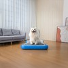 Sevobal Pet Steps and Ramps, Inflatable Dog Stair Ramp with Storage Bag, Portable Pet Steps for Boat Dock Pool, Blue, 40.15"*59.8"*6.5" - 2 of 4