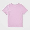 Kids' Adaptive Halloween Graphic T-Shirt - Cat & Jack™ Purple - 2 of 3