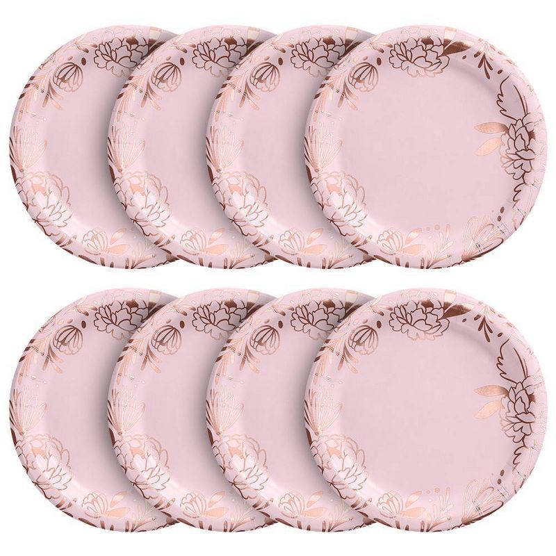 20ct Blush Floral Dinner Plate - Spritz&#8482;, 2 of 3