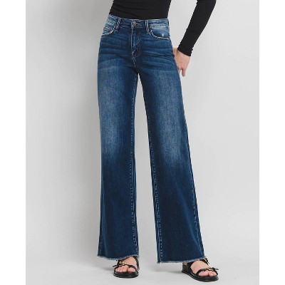 Women's Vervet High Rise Wide Leg Jeans - FLYING MONKEY