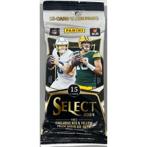 2024 Panini Select Football Jumbo Pack  (Red and Yellow Prizm Shock Die-Cuts) - 1 of 3