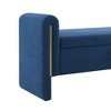 Kumasinova Modern Teddy Storage Ottoman,Bed End Bench with Arms,Upholstered Large Foot Rest Stool for Living Room,Bedroom,Entryway - 4 of 4