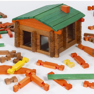 wooden logs toys