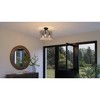 Urban Ambiance Luxury Bohemian Chandelier 14.375''H x 15.625''W,  Midnight Black Finish,  Taree Collection, UHP3961 - 2 of 4