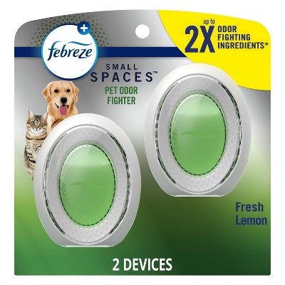 Febreze Small Spaces Pet Odor-Fighting Air Freshener, Fresh, 2 count