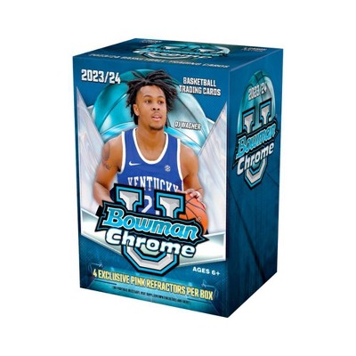 2024 Topps NBA Bowman University Chrome Basketball Trading Card Value Box