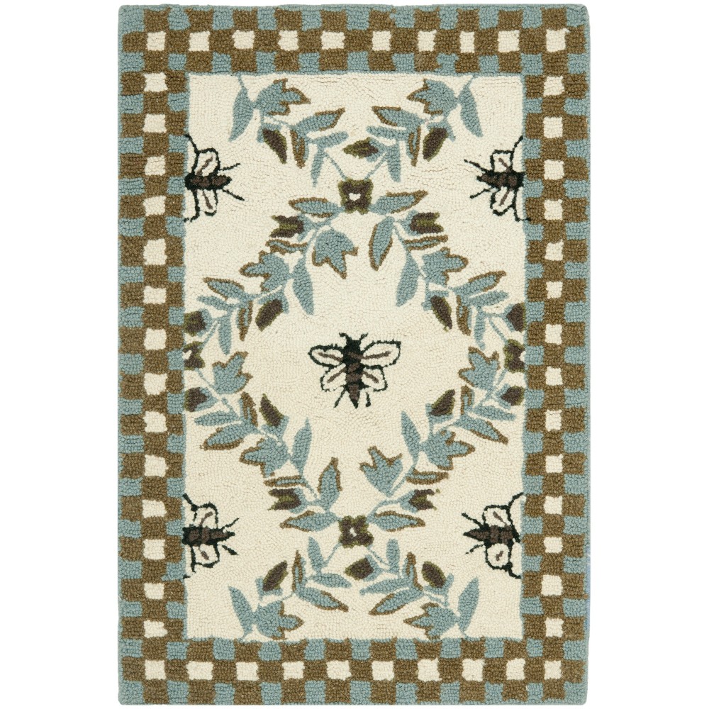  Hooked Tiana Rug Ivory/Blue