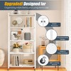 SKONYON Storage Shelves Foldable metal shelves Garage Shelving Units 4-Tier and 5-Tier - 4 of 4
