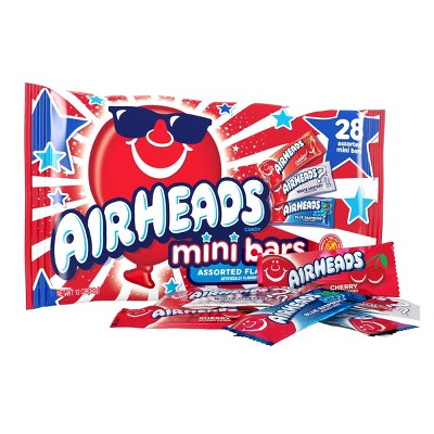 Airheads Mini Bars Red, White and Blue - 12oz