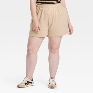 Women's Leisure Studio Mid-Thigh Fleece Shorts - Universal Thread™ - 1 of 3