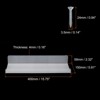 Unique Bargains Acrylic Clear Floating Wall Mounted Shelf for Bathroom Kitchen - 2 of 4