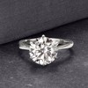 Ross-Simons 4.00 Carat Moissanite Solitaire Ring in Sterling Silver - 4 of 4