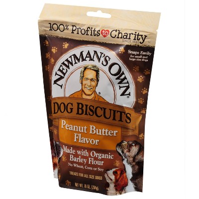 Newman&#39;s Own Peanut Butter Biscuits Dog Treat - 10oz