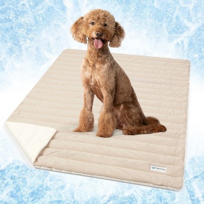 PetAmi Premium Cooling Blanket Mat for Dog Pet Cat, Q-MAX Cold Summer Sofa Couch Crate Kennel Cover Sleeping Pad