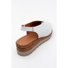 Blom - White Leather Platform Sandal (Women) | Forever & Always Shoes - 3 of 4