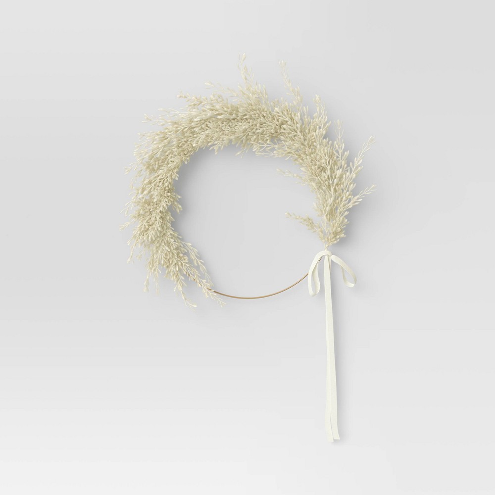 Ring Pampas Grass Wreath - Threshold™