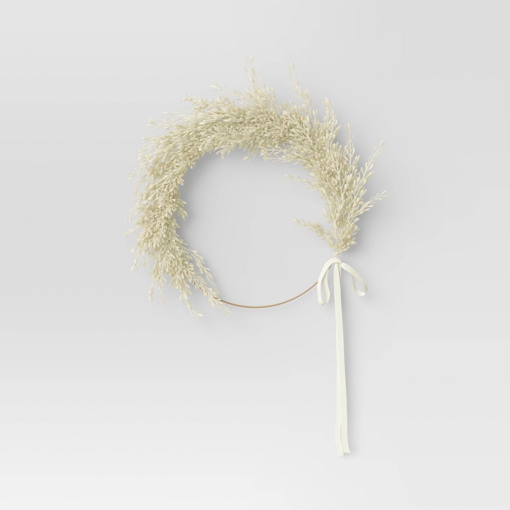 Ring Pampas Grass Wreath - Threshold™ Winter Decor.