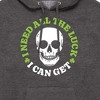 Men's - Instant Message - Need All The Luck I Can Get Graphic Fleece Pullover Hoodie - 2 of 4