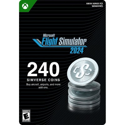 Microsoft Flight Simulator 2024: 240 Simverse Coins - Xbox Series X|S/PC