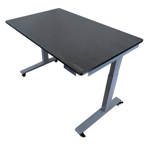 60x30 Electric Standing Desk With Adjustability Bamboo Black/gray -  Uncaged Ergonomics : Target