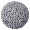 Round Pouf Foot Stool Ottoman by Sweet Home Collection - 3 of 4