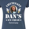 Women's - Forrest Gump - Lieutenant Dan's Ice Cream Fitted Graphic T-Shirt - 2 of 3