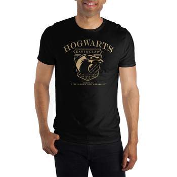 Harry Potter Ravenclaw House Crest Men's Navy Heather T-shirt-Small