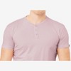 X RAY Men's Basic Henley Neck Short Sleeve T-Shirt - 3 of 3
